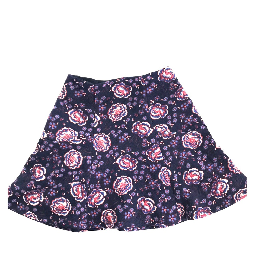 ⁉️SALE HOLLISTER fit & flare navy mini skirt Sz XS